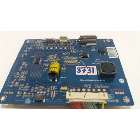 LG , 6917L-0135A , PPW-LE42AN-0 , PPW-LE42AN-O , PPW-LE42AN-O (A)REV0.51 , T-CON BOARD , T-CON ADRES KARTI , LOGİC BOARD , TCON BOARD , TCON ADRES KARTI.